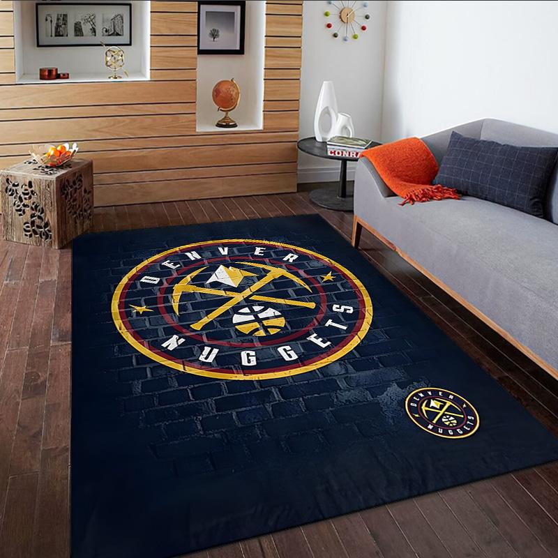 Denver Basketball Team Carpet, Kitchen Rugs, Yoga Mat, Non-Slip Mats, Rug for Bathroom, Living Room bedroom, Camping Rugs Christmas Gift