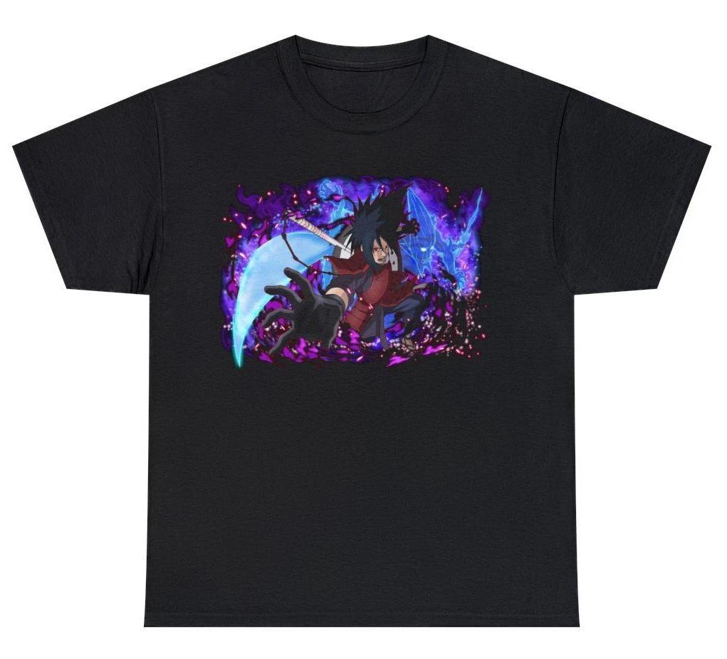 Men s and Women s T-shirts Madara Uchiha Manga Strip Naruto Anime Manga XXXL