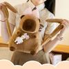 Capybara Plush Backpack for Kids - Cute Cartoon Animal Fur Backpack, School Bag & Shoulder Bag for Boys and Girls