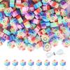 Colorful Bohemian Polymer Clay Beads - DIY Jewelry Accessories Pack