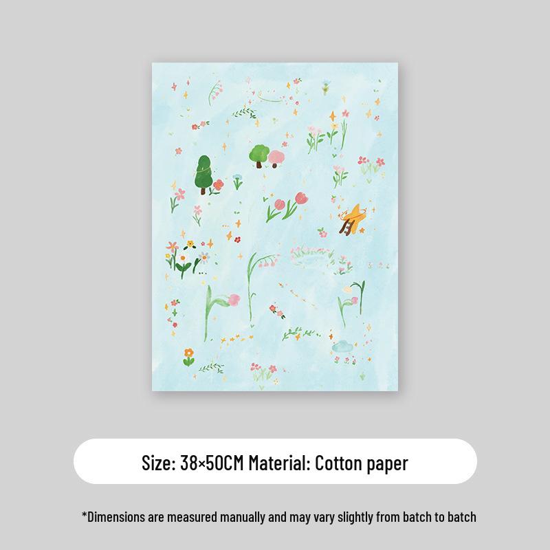 Kapok Handmade DIY Fresh Flower Wrapping Paper for Bouquets