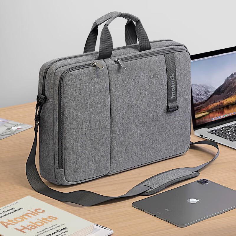 Inateck Laptop Briefcase Shoulder Bag with Splash & Shock Protection 13-14 inch