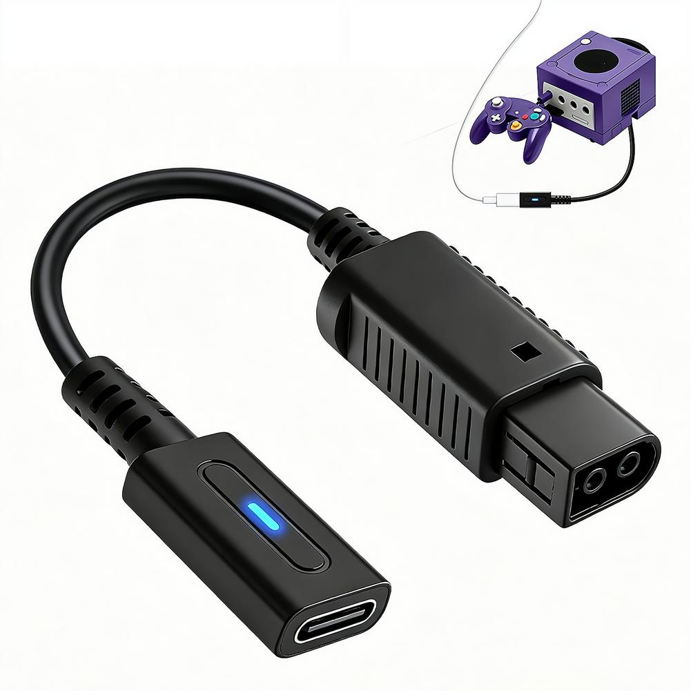 Type C PD Charging Cable for NGC Controller 45W USB C Power Supply Cord for Nintendo Game Cube Charge Wire Console Cable
