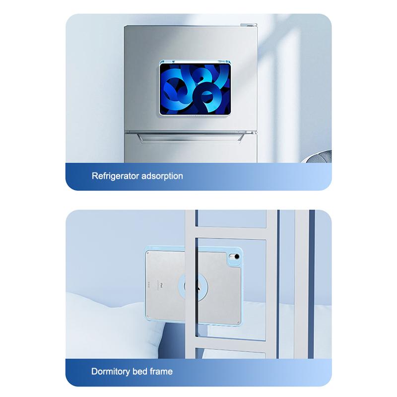 For iPad Air 11 (2025)/(2024) Rotate Case Magnetic Detachable Leather Tablet Cover