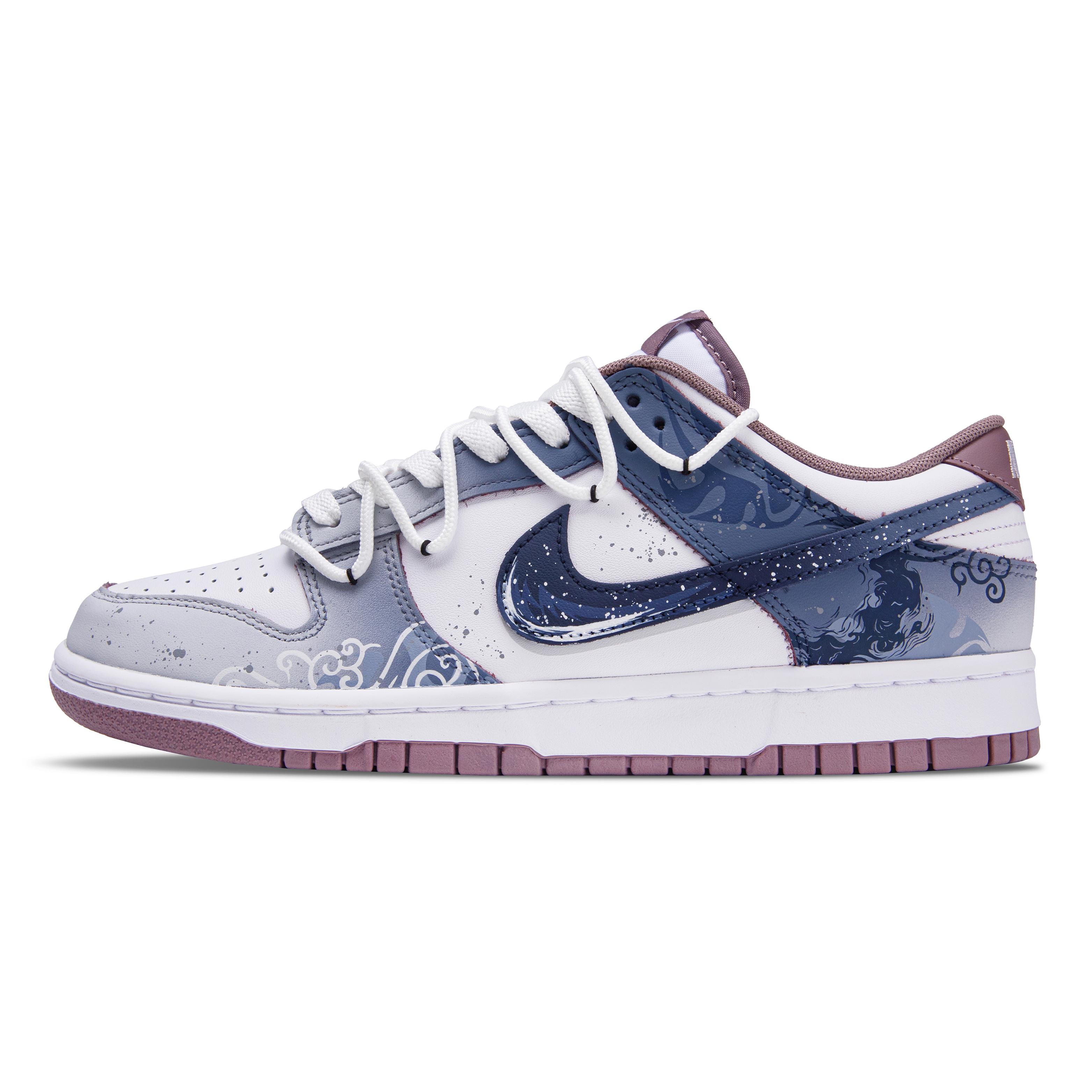 

Nike Dunk Cold Pool And Cold Moon Abrasion Resistant Low top Skateboard Shoes Unisex Blue Gray DV0833-112(Team691-) 42.5
