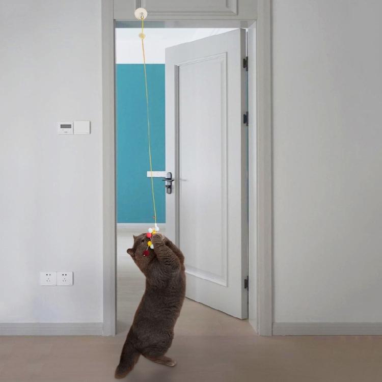 Retractable Cats Toy Rope Funny Cats Teasing Toy Cats Indoor Exercising