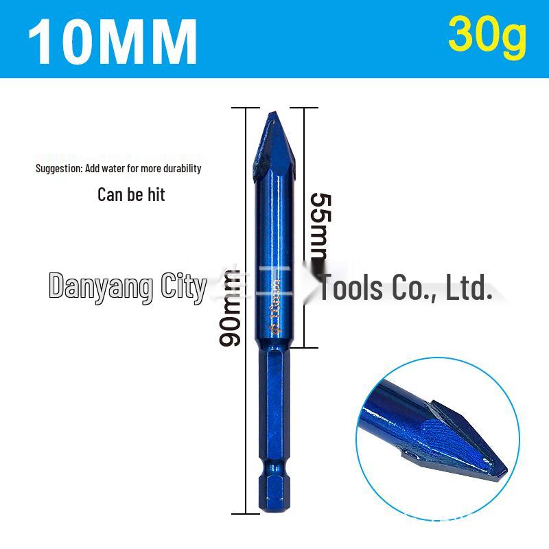 Hex Shank Multifunctional Dry Drill Bit for Ceramic, Stone & Porcelain