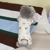 Small Dog Pet Clothing Dog Clothes Cat Autumn and Winter Warm Teddy Pomeranian Bichon 25 Cotton Yarn Four-leg Home Clothes