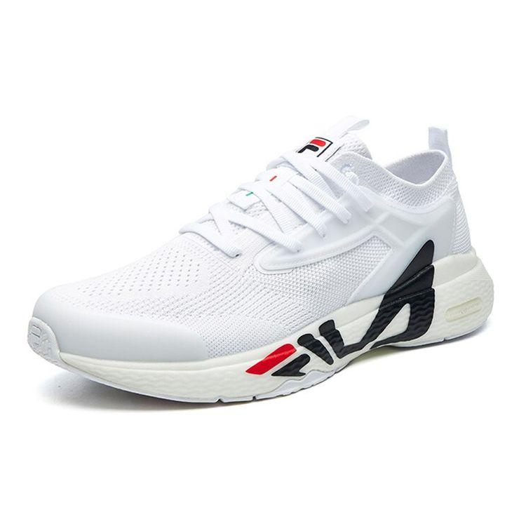 FILA Athletics Mind 3s Comfortable Fashion Fabric TPU Mesh Low-Top Casual Running Shoes Men sneaker FILA-White A12M122106FWT