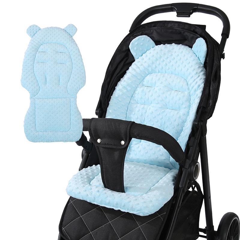 Universal Cotton Cushion Pad for Baby Strollers and High Chairs - Thickened, Four Seasons Use (Autumn/Winter Backrest, Umbrella Stroller).