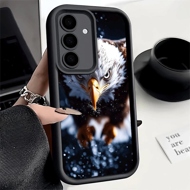 Phone Case for Samsung Galaxy A17 A16 A15 A14 A13 Bald Eagle Cool A56 A36 A26 A55 A35 A25 A54 A34 A24 A53 A33 A23 A07 A06