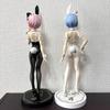 [USED] Re:Zero Rem Ram Bunny Girl Figures