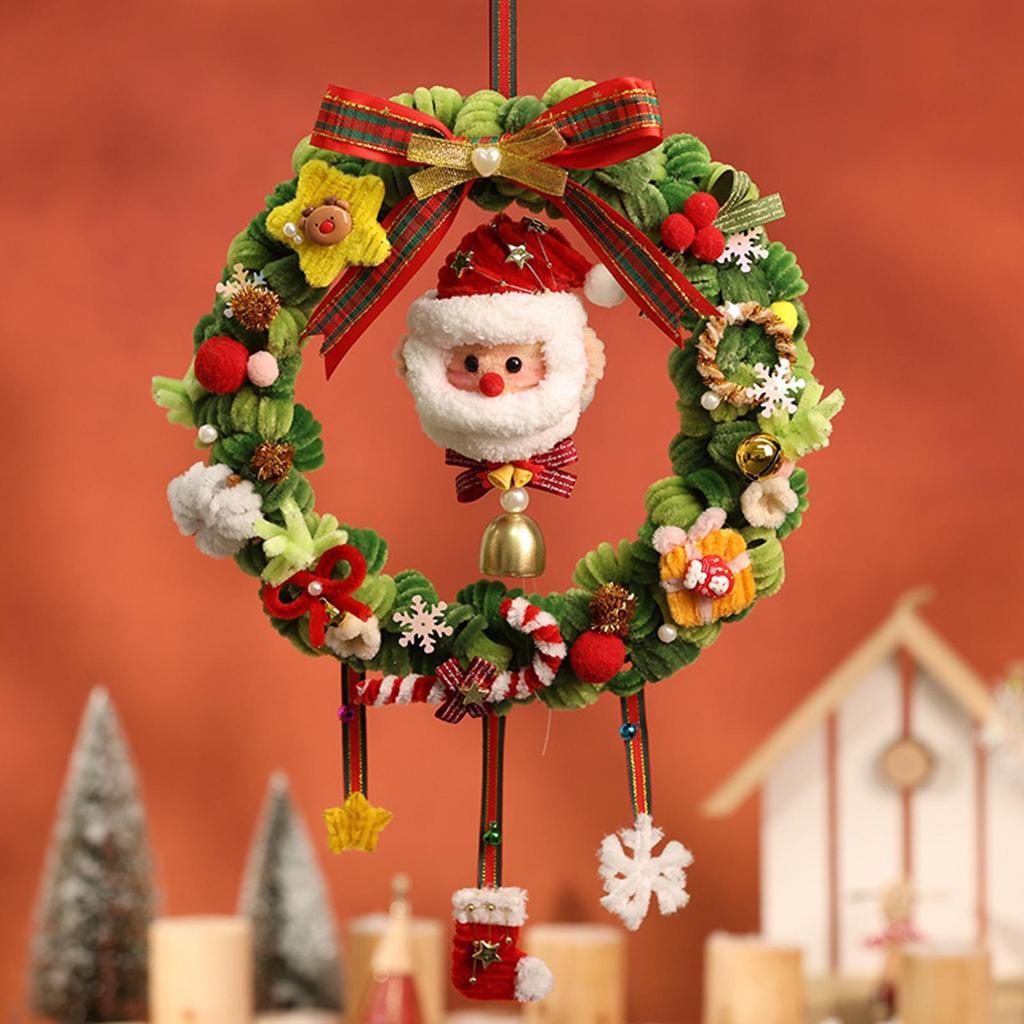 Christmas Craft Kit Funny Cute Home Decor Tree Decoration Twisted Stick Kits For Window Door Wall Indoor Outdoor Children Teens