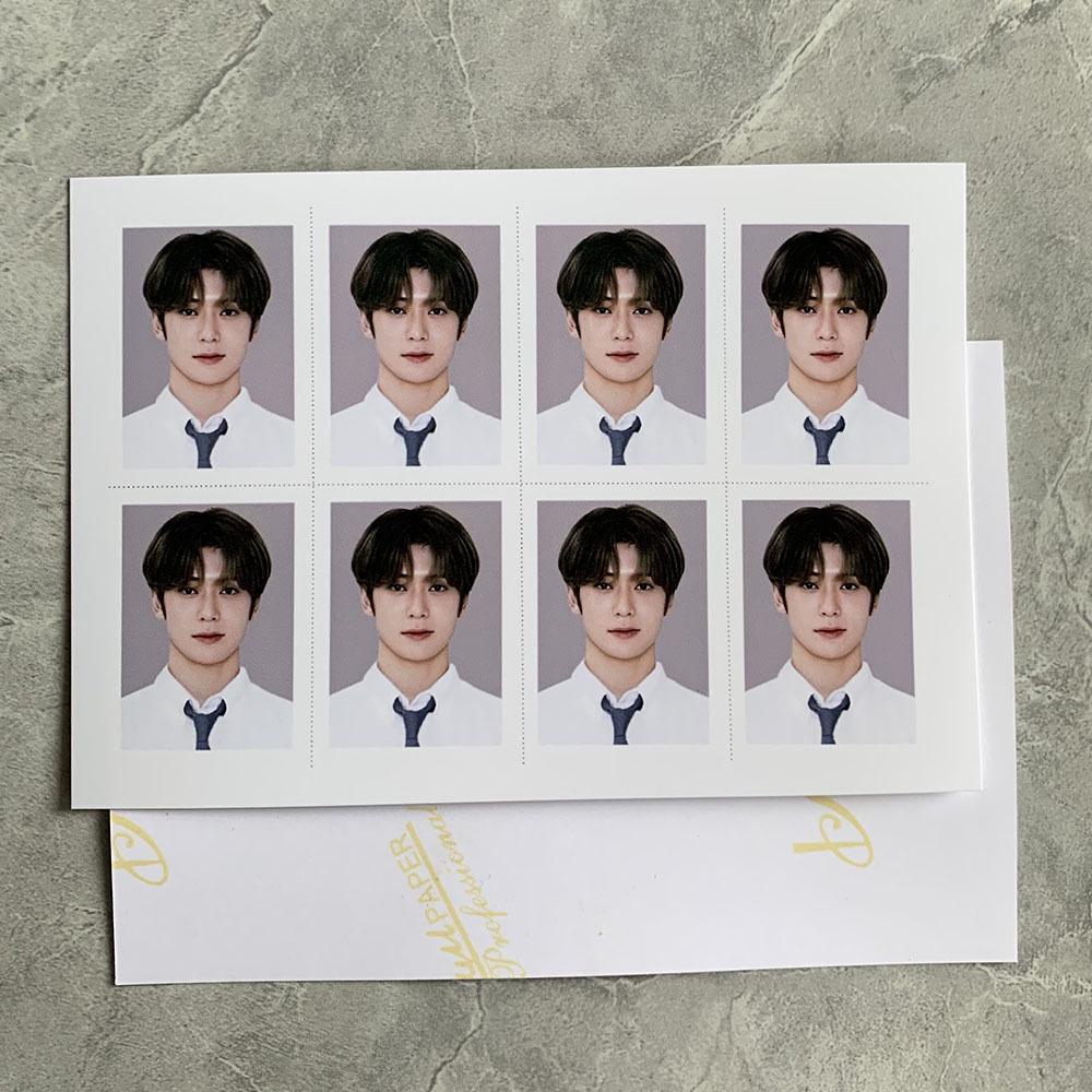 Официальная продукция NCT 127 Ли Тхэён Back-to-School: Стиль фото на паспорт - Однодюймовое фото Доёна