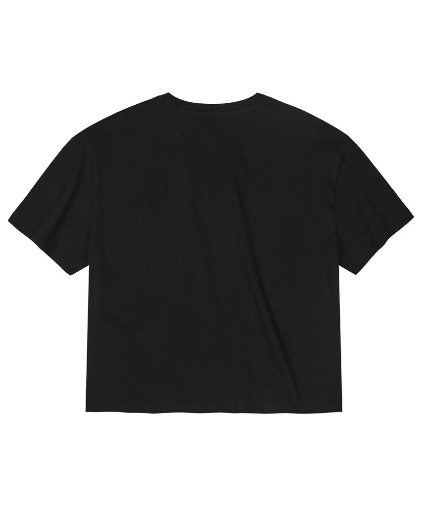 DOTON Core Crop T-Shirts (Black)