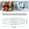 Draaiplateau Organizer Multifunctioneel Transparant Roterend Opbergplateau Plastic Keuken Draaiplateau Kruidenrek Cosmetica Make-up Organizer