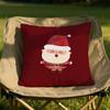 Christmas Red Santa Snowman Cushion Cover Soft Reversible Durable Pillow Cover MultiScene Use for Home Car Daily Comfort