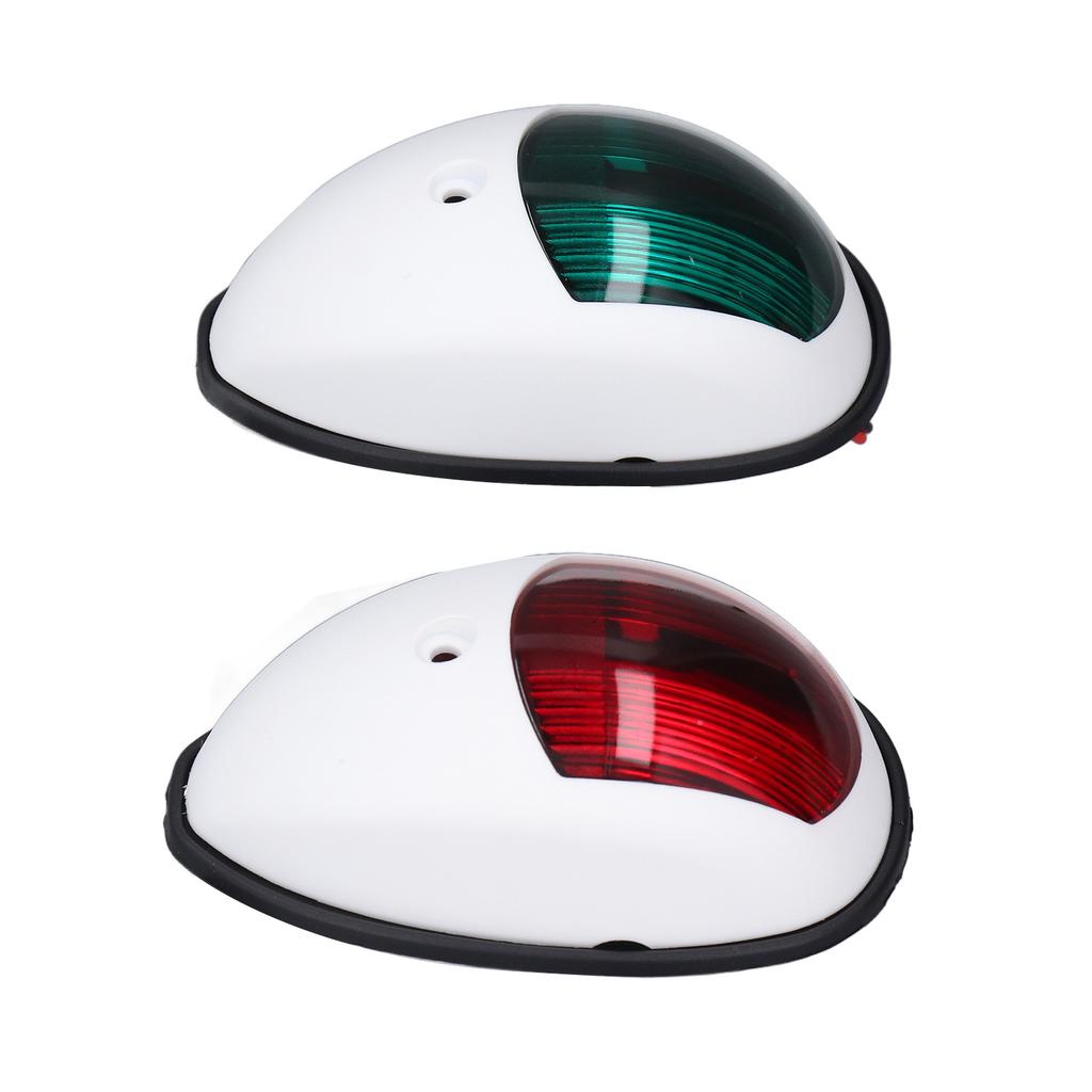2 Pcs LED Boat Navigation Light Green   Red Port 1NM Visibility IP66 Waterproof LED Boat Bow Lights  1224V
