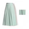 Spring Autumn Summer Holiday Beach Women Long Midi Skirt Ladies Elastic High Waist Tulle Mesh Pleated Tutu Skirt