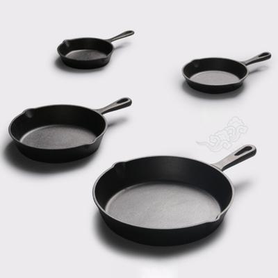 Cast Iron Skillet Non-stick Frying Pan Cooking Pot Restaurant Chef Cookware