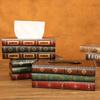 Luxury Book Style Tissue Box Napkin Holder Case Paper Box Container Fashion Hotel Storage Box Home Table Decoration Ornaments