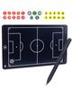 Magnetic Electronic Football Tactical Board, 16-inch LCD Coach Tactical Board, Including Stylus, Football Tactical Demonstration Training Equipment
