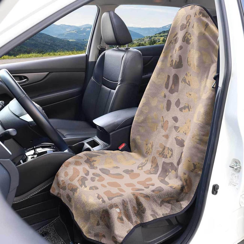 Universal Car Seat Towel Cover - All-Season Front Seat Protector for Gym and Workout
