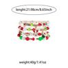 European & American Christmas Reindeer Beaded Bracelet: Creative Women's Holiday Jewelry