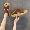 Sandals women's summer new thick-soled heightening half slippers comfortable and versatile leisure sports