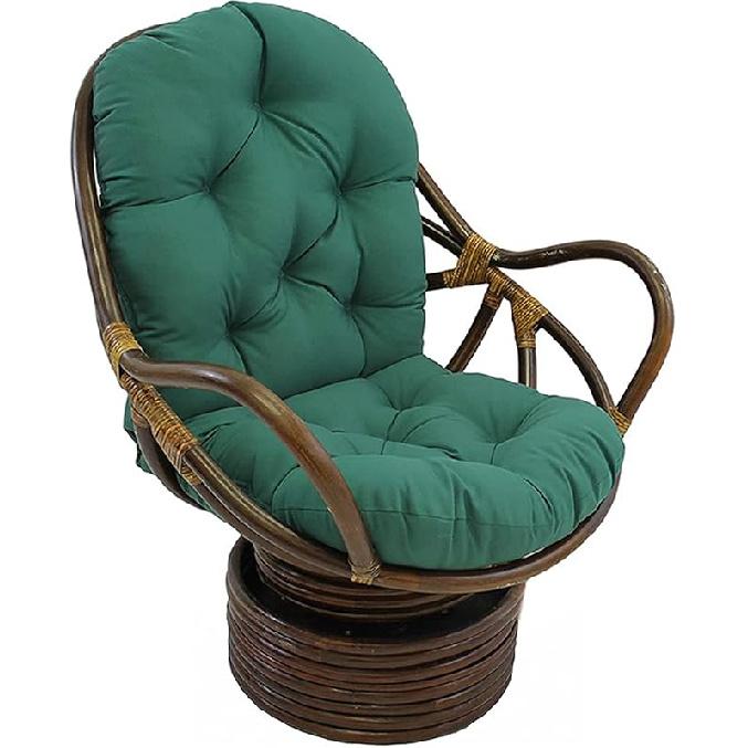 Swivel Rocker Cushion, Washable & Uv-Resistant Rocking Chair Pads, Cushion Mat for Recliner Rocking Rattan Chair Folding Garden Seat Cushion Sofa