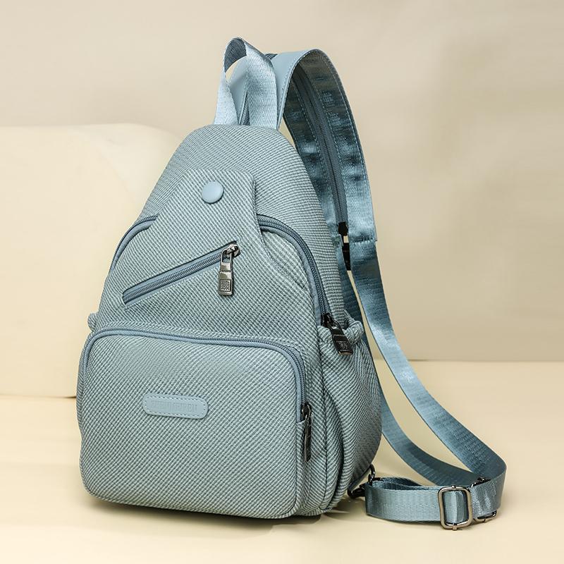 Multifunctional Lightweight Chest Bag Women's Large Capacity Shoulder Bag Commuter Backpack