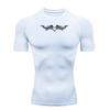 Dragon  Men's Sports T-shirt for Fitness Training Fitness Compression Workout Athletic Tees Gym T-shirts Compression T-shirt