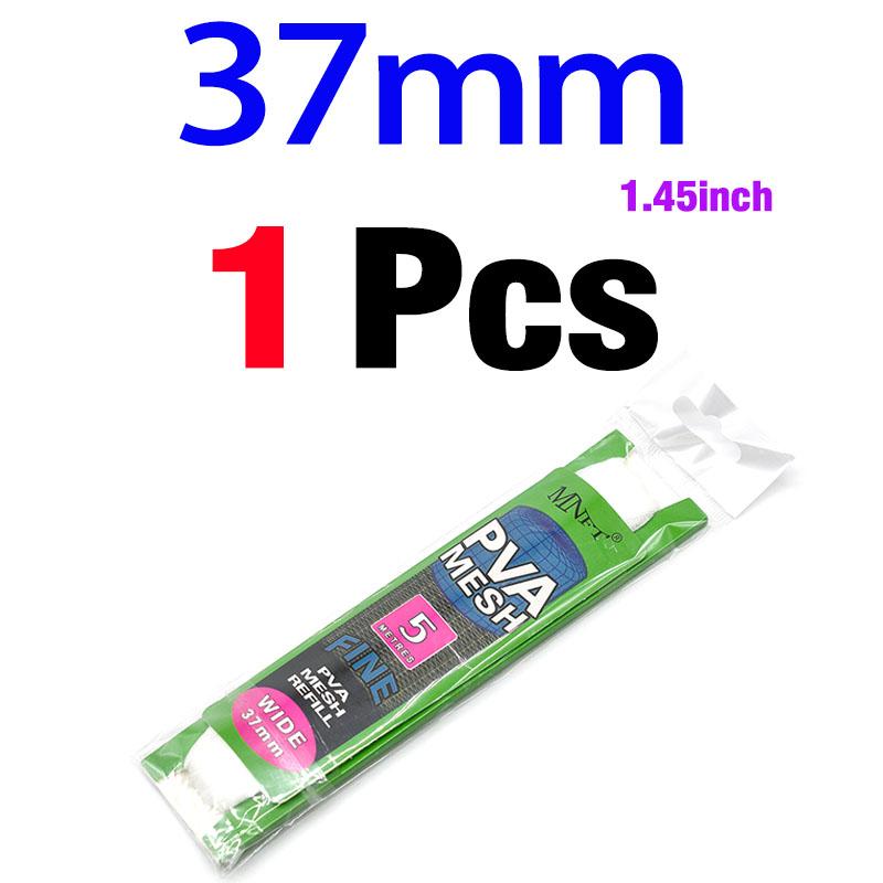 MNFT 1Pcs PVA Mesh Carp Fishing Fast Dissolving No Residue No Smell 25 / 37 /44 MM