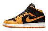 Men's Sneakers Nike Jordan 1 Mid GS Black Orange Peel White