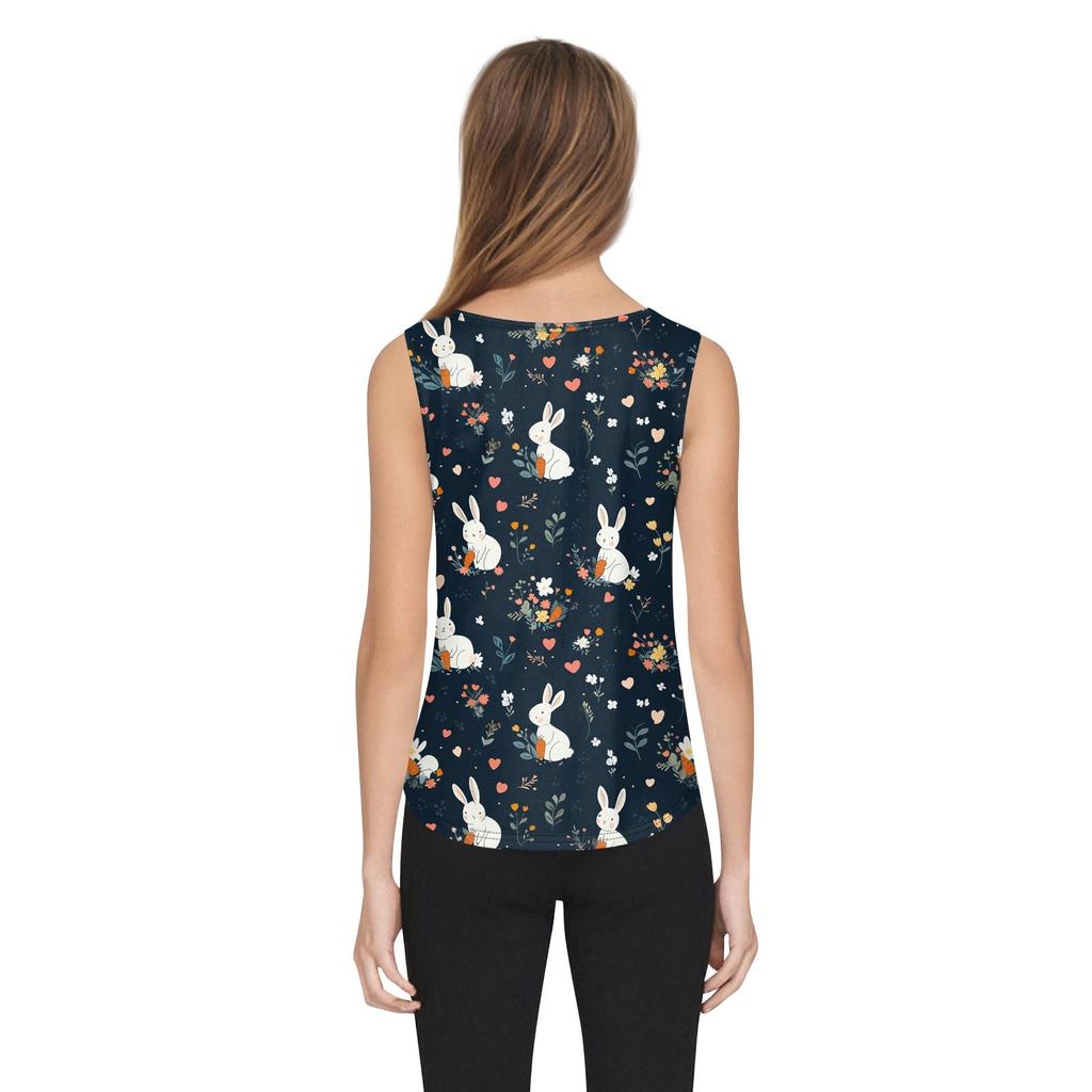 Moda damska Casual Podstawowy Plisowany Zwykły guzik Kwadratowy kołnierzyk Kamizelka bez rękawów Letnie podkoszulki z nadrukiem