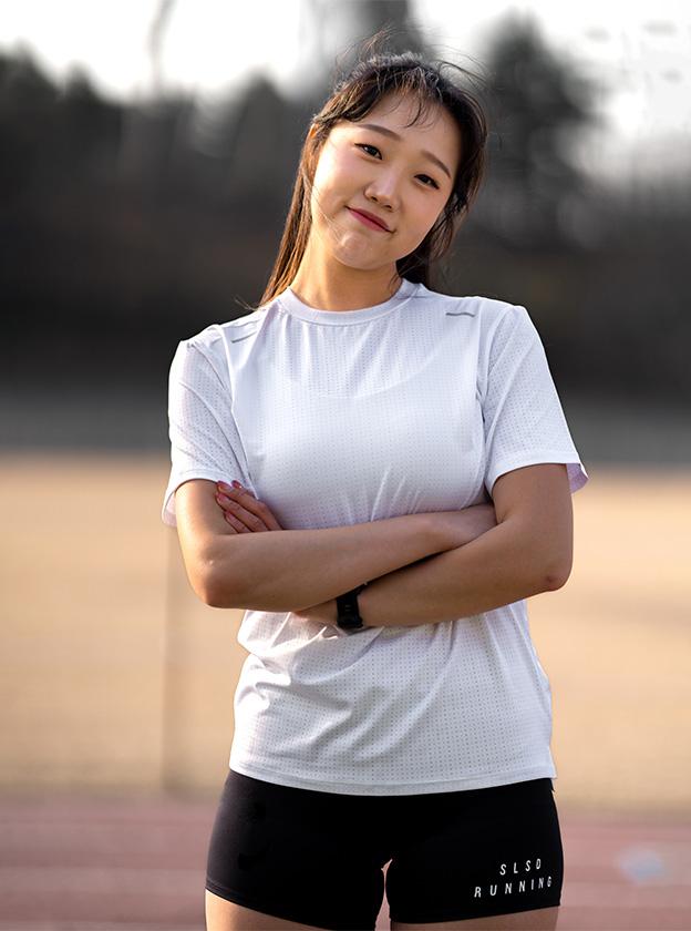 Seullouseondei Aero Running Plain Short Sleeve T-Shirt White
