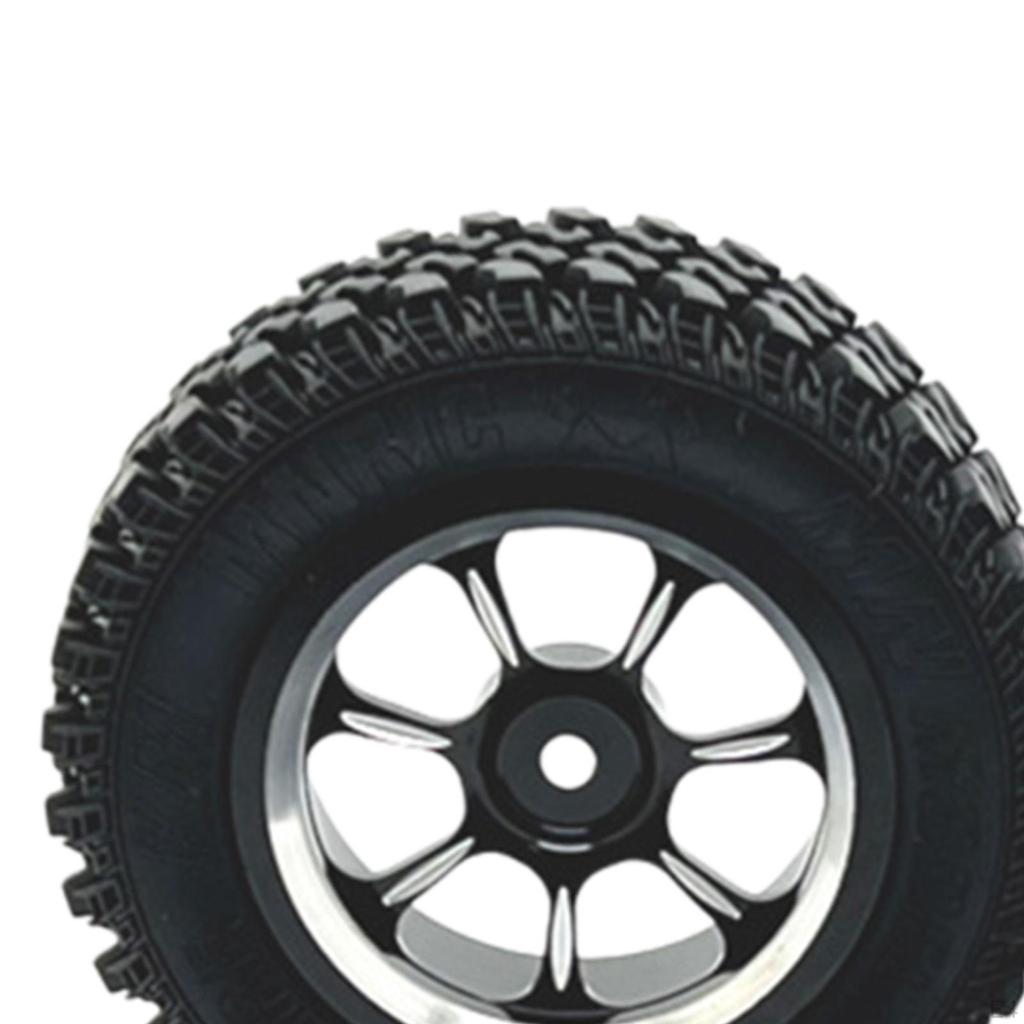 RC Car Wheels and Tires Bundle for MN128 1/12 Scale Vehicles