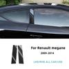 B Pillars Sticker For Renault Megane Hatchback 2009 2010 2011 2012 2013 2014 2015 Carbon Fiber Pattern Car Window Pillar Posts.