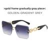 Modern Geometric Designer Sunglasses With Pc Lenses For Outdoor And Parties