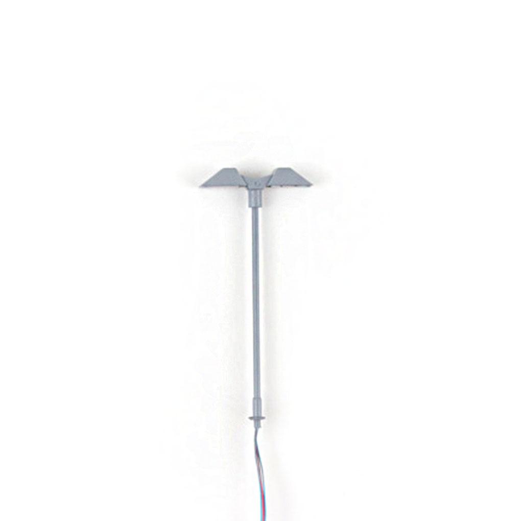 Model Railway Light Table Scene Supplies Mini Train Lamppost Material Accessories Voltages 3V Metal LED Lamps Decorations