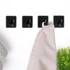 4x Self-Adhesive Towel Rack, Kitchen Hook, Bathroom Hook