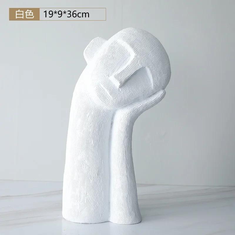 

Resin Ornaments Crooked Head Sleeping Figures Decoration Character Sculpture Home Decor Crafts Furnishings Decorative Figurines