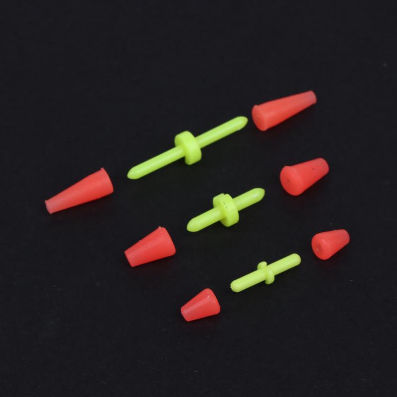 100Pcs/Lot Rock Sea Fishing Anti Wind Bar Cara Rod Bobber Float Stoppers Fishing Tackle Fishing Float Stoppers Tool Accessories