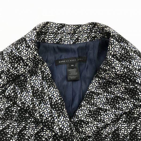 Marc by Marc Jacobs Houndstooth Blazer Jacket Women XS Black White Short Coat(USED)