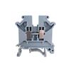UK5N Copper Wiring Terminal Block, Rail Type, Non-Slip, Flame-Retardant, 4mm Square Voltage Line Terminal
