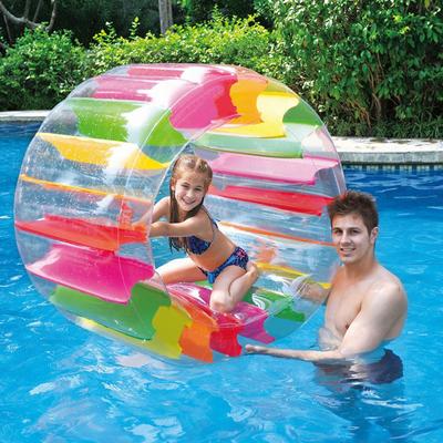 Summer Inflatable Water Wheel Simming Pool Water Wheel Hamster Wheel Water Toy Water Roller Roller