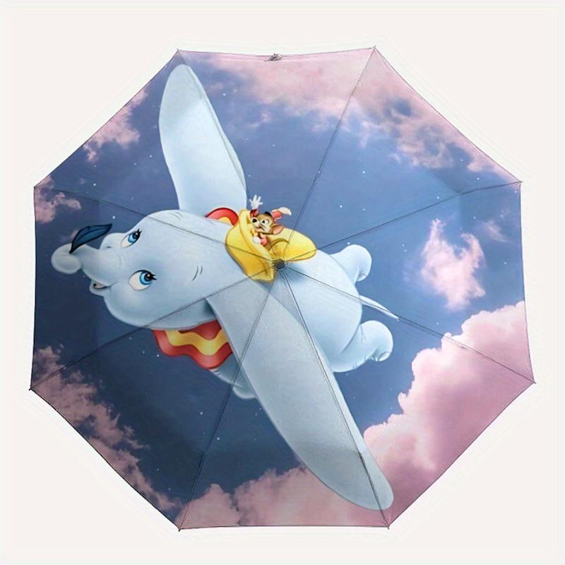 

1pc Dumbo Automatic Open/close Folding Umbrella, Compact Portable Travel Umbrella, Perfect Gift for FriendsCute Umbrella y250812045