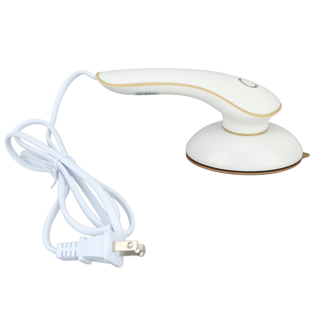 Mini Iron Portable Wet Dry Use Safe Small Handheld Steam Iron for Home Travel Dormitory White