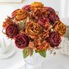 Artificial Flower Silk Persian Peony Outdoor Garden festival Wedding bridal bouquet Home vase table DIY gift box scrapbook Decor