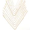 11Pcs Boho Twist Chain Bracelet Set For Women Punk Gold Silver Color Adjustable Cuban Link Bracelet Fashion Party Jewelry Gift